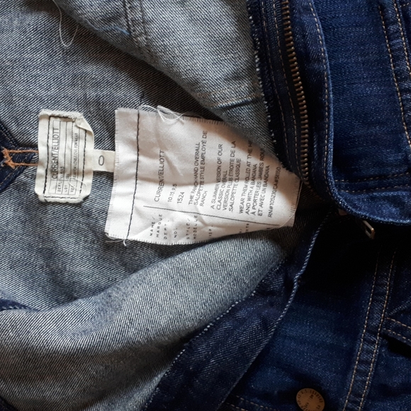 Current/Elliott Denim Overalls - Picture 6 of 7